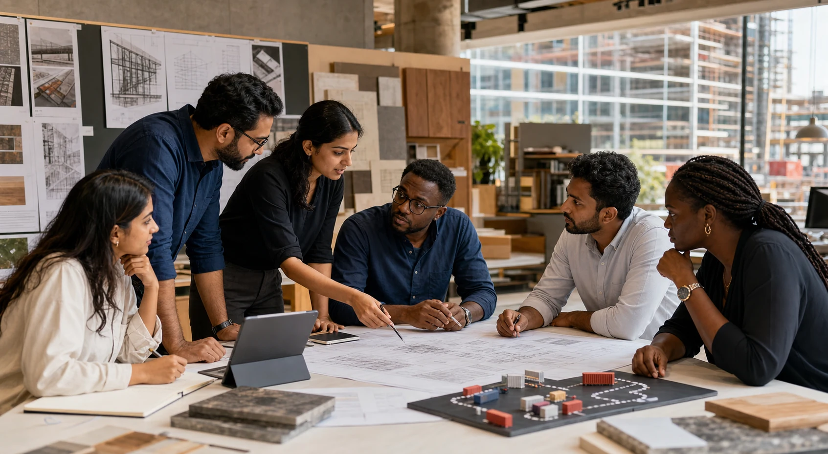 Viraya India and Nigeria professionals collaborating on engineering and logistics plans